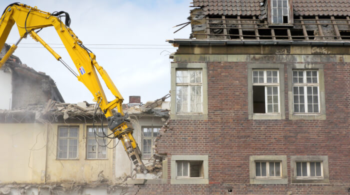 Abbrucharbeiten