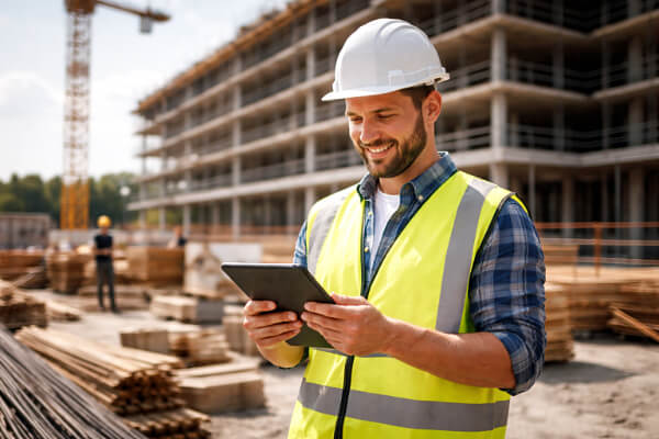 Projektdokumente mit der ELO ECM Suite auf der Baustelle