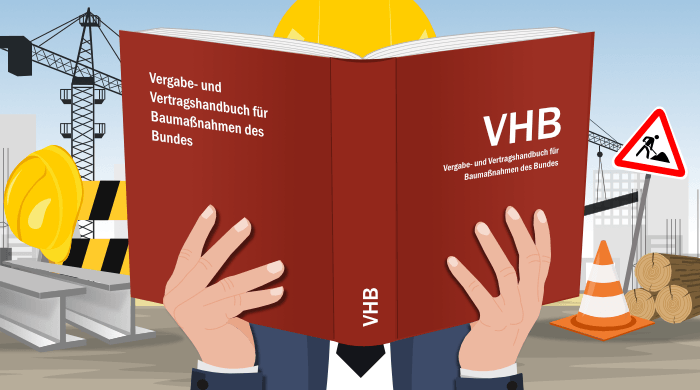 Das VHB-Bund regelt seit 1974 die einheitliche und rechtssichere Vergabe und Abwicklung von Baumaßnahmen des Bundes, insbesondere im Hochbau. Das VHB-Bund regelt seit 1974 die einheitliche und rechtssichere Vergabe und Abwicklung von Baumaßnahmen des Bundes, insbesondere im Hochbau.